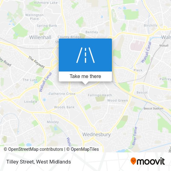 Tilley Street map