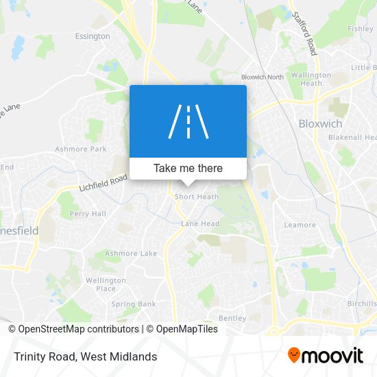 Trinity Road map