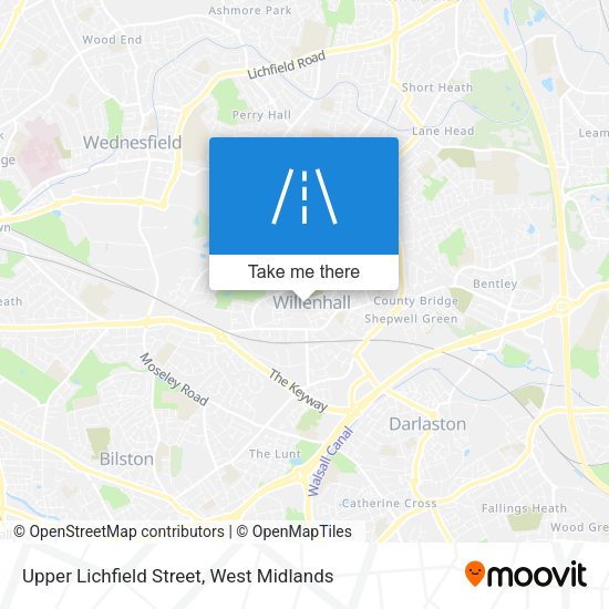 Upper Lichfield Street map
