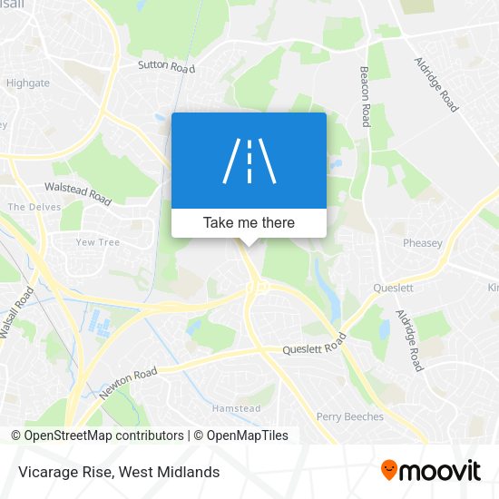 Vicarage Rise map
