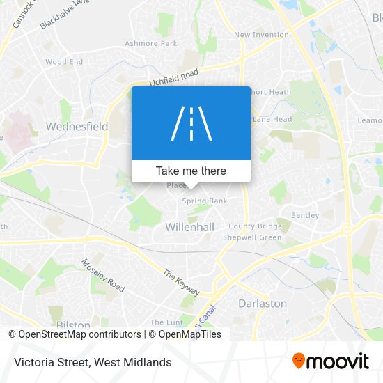 Victoria Street map