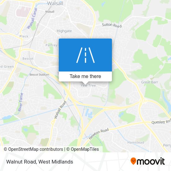 Walnut Road map