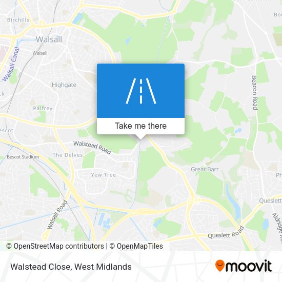 Walstead Close map