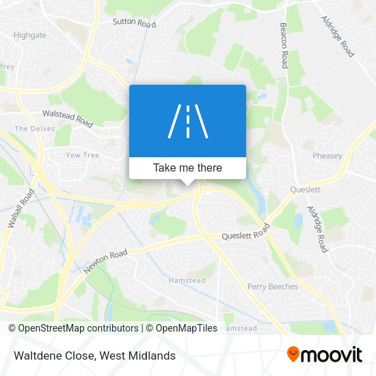 Waltdene Close map