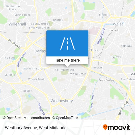 Westbury Avenue map