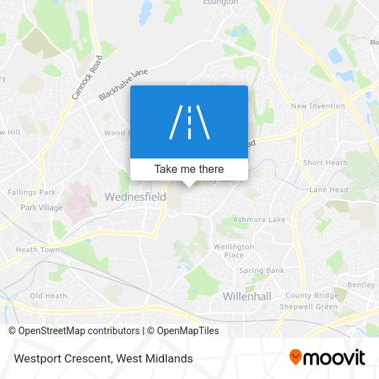 Westport Crescent map