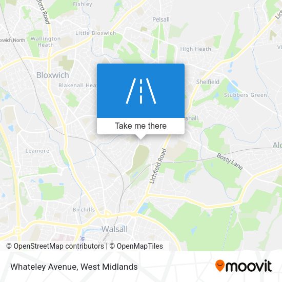 Whateley Avenue map