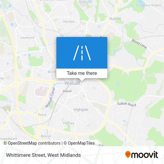 Whittimere Street map