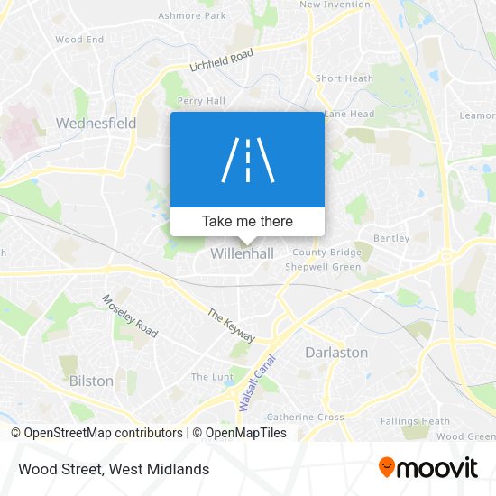 Wood Street map
