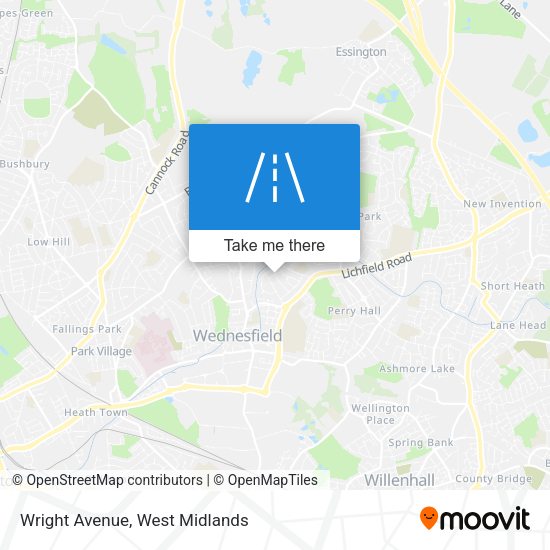 Wright Avenue map