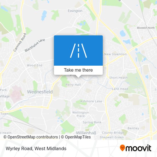 Wyrley Road map