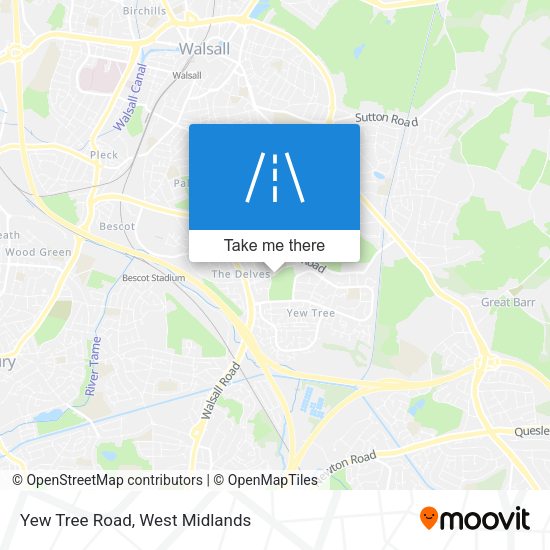 Yew Tree Road map