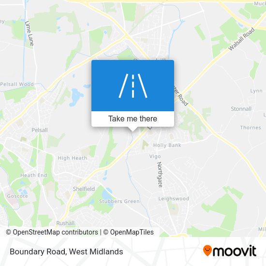 Boundary Road map