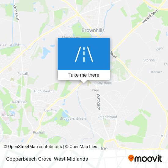 Copperbeech Grove map