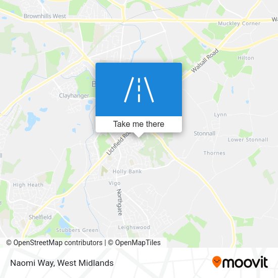 Naomi Way map