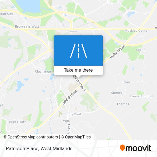 Paterson Place map