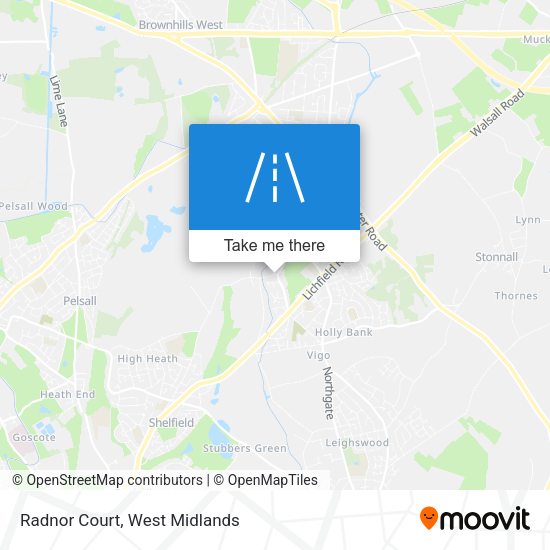 Radnor Court map