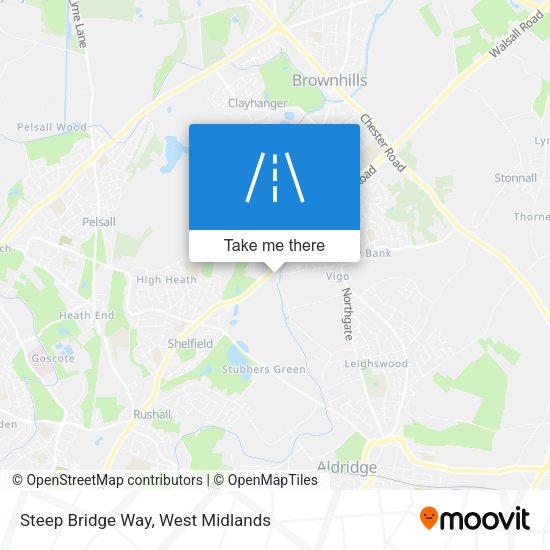 Steep Bridge Way map