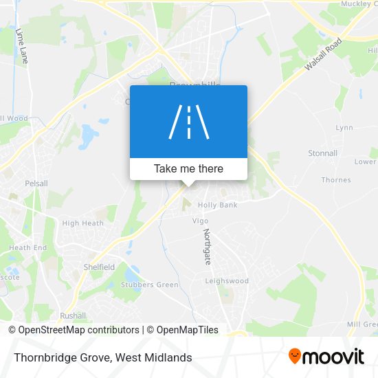 Thornbridge Grove map