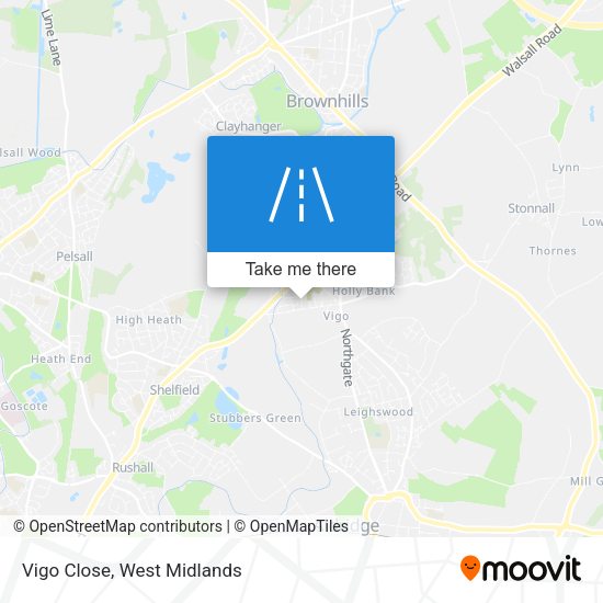 Vigo Close map