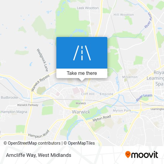 Arncliffe Way map