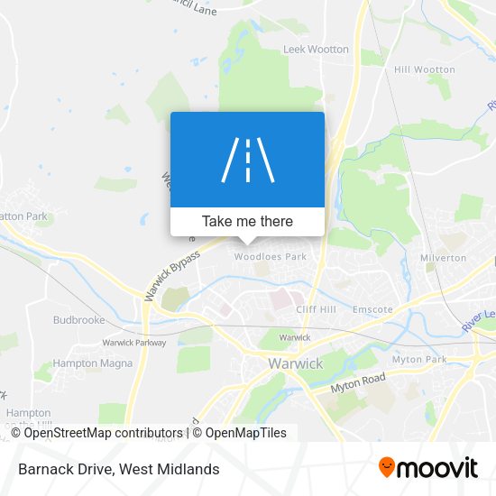 Barnack Drive map