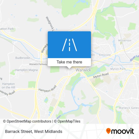 Barrack Street map