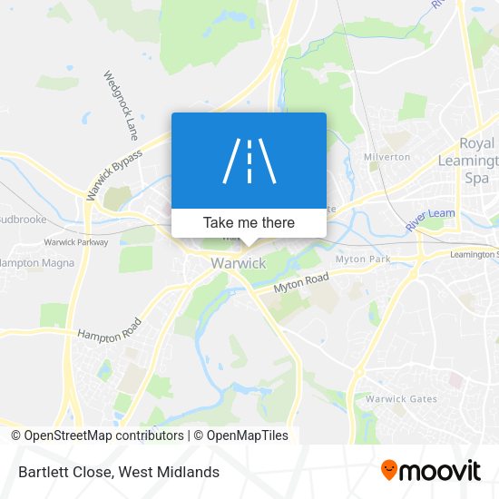 Bartlett Close map