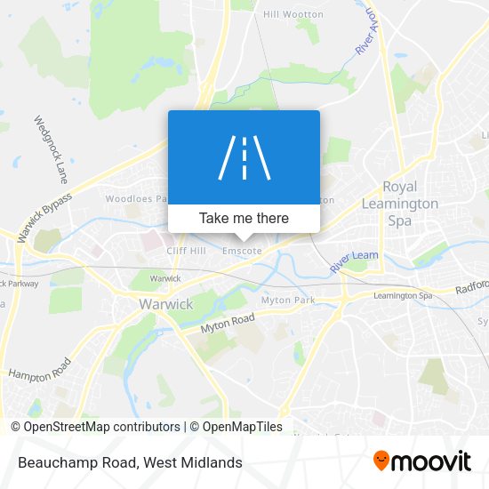Beauchamp Road map