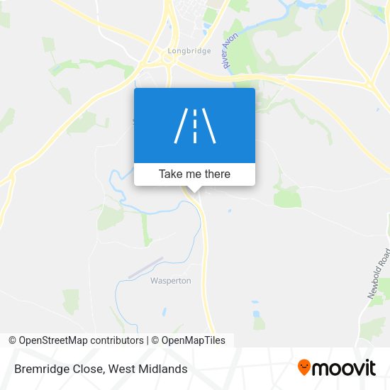 Bremridge Close map