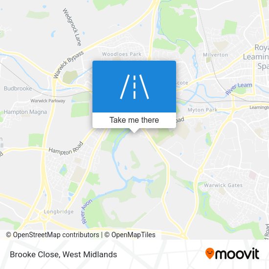 Brooke Close map