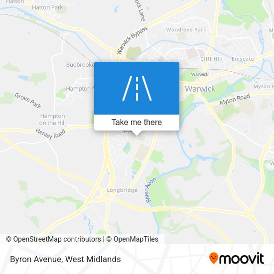 Byron Avenue map