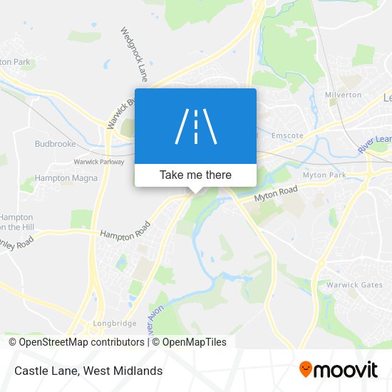 Castle Lane map