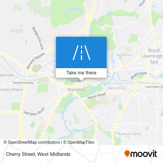 Cherry Street map