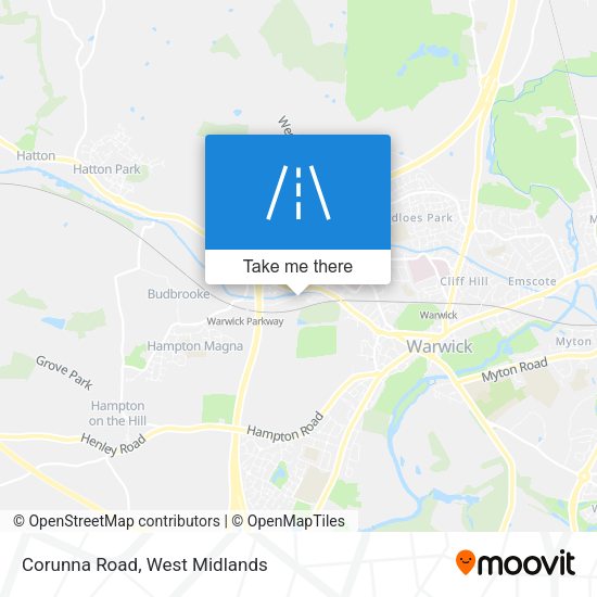 Corunna Road map