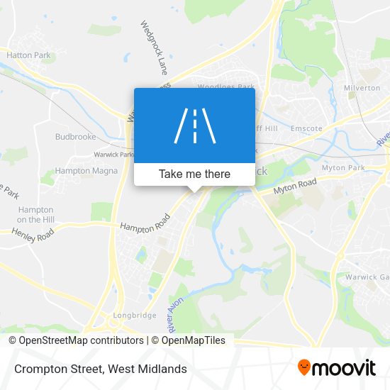 Crompton Street map