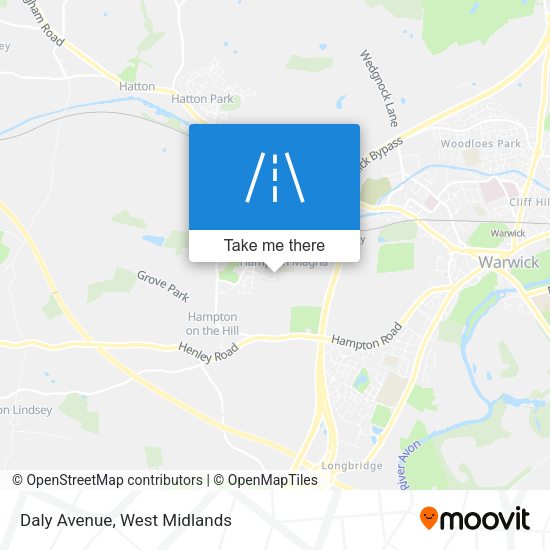 Daly Avenue map