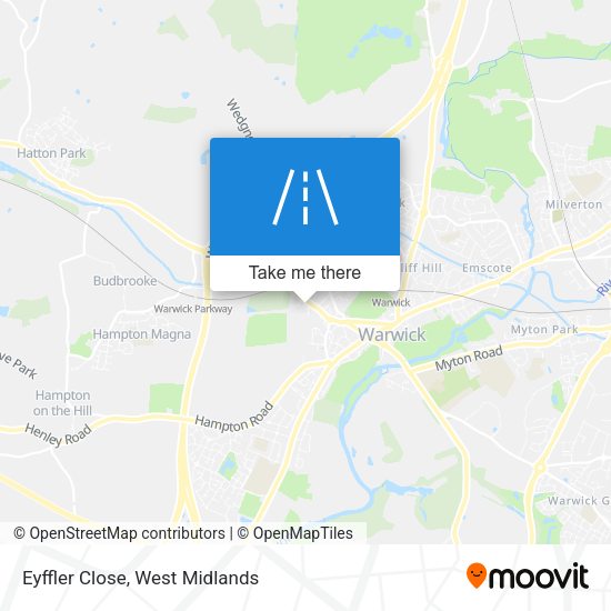 Eyffler Close map
