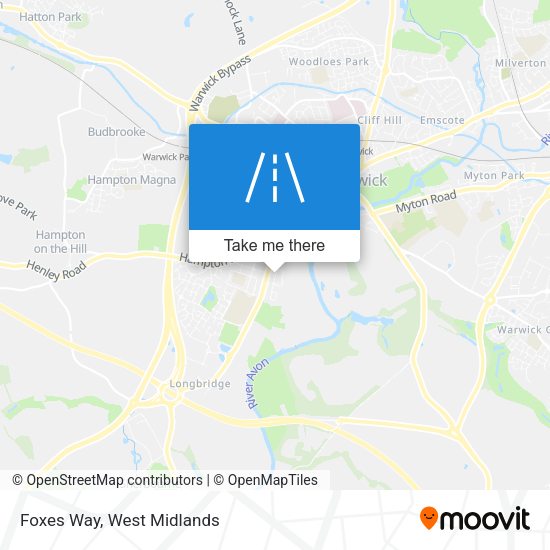 Foxes Way map
