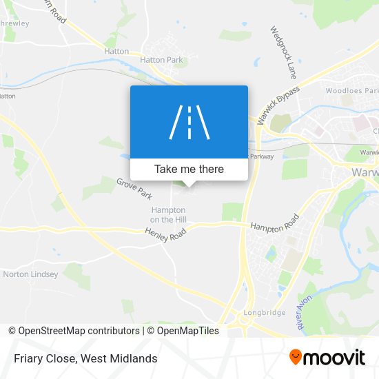 Friary Close map