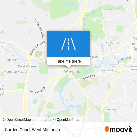 Garden Court map
