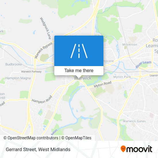 Gerrard Street map