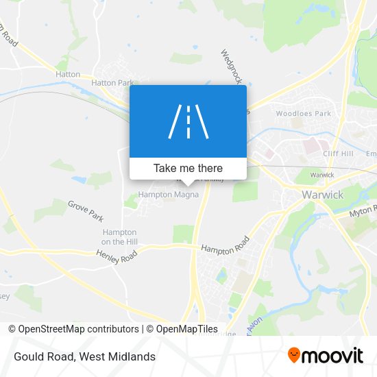 Gould Road map