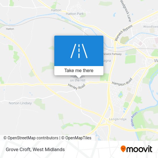 Grove Croft map