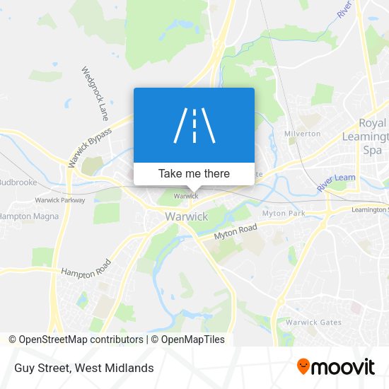 Guy Street map