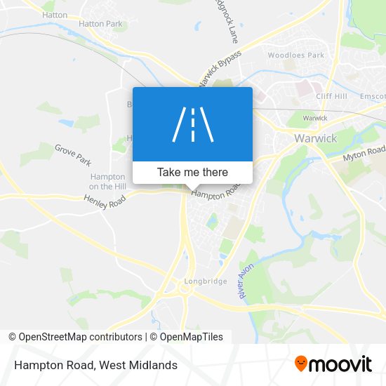 Hampton Road map