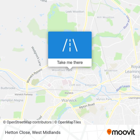 Hetton Close map