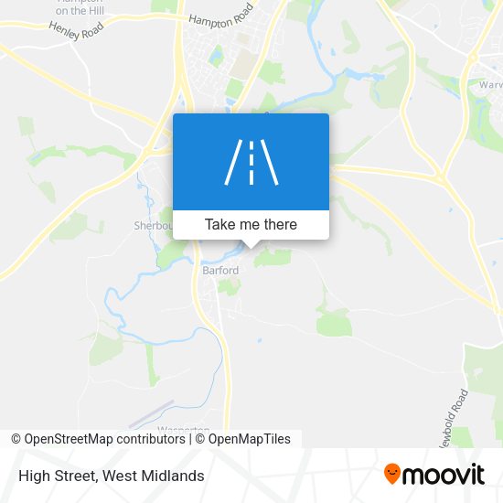 High Street map
