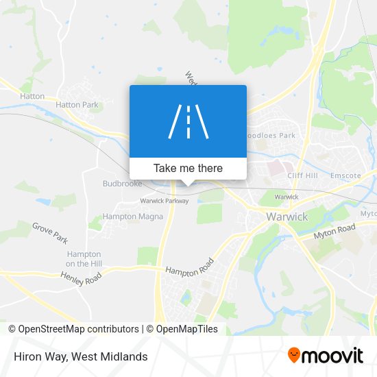 Hiron Way map