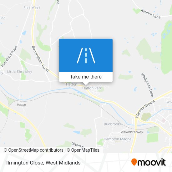 Ilmington Close map
